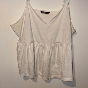 SHEIN White V-Neck Camisole